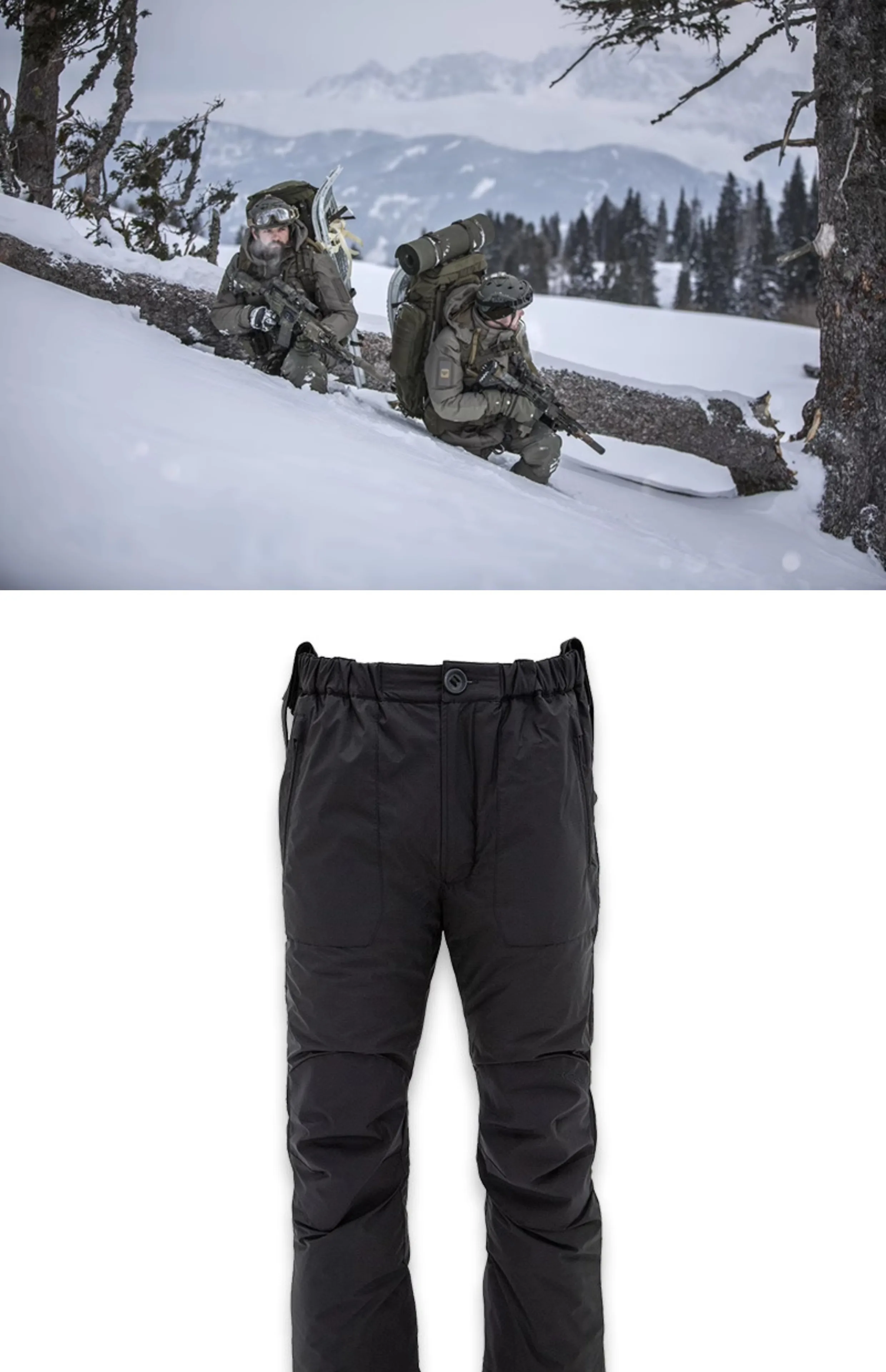 Carinthia Tactical ECIG4.0 Outdoor Tactical Cotton Pants Thickened Warm G Cotton Windproof and Water Proof Strap Cover Pants
