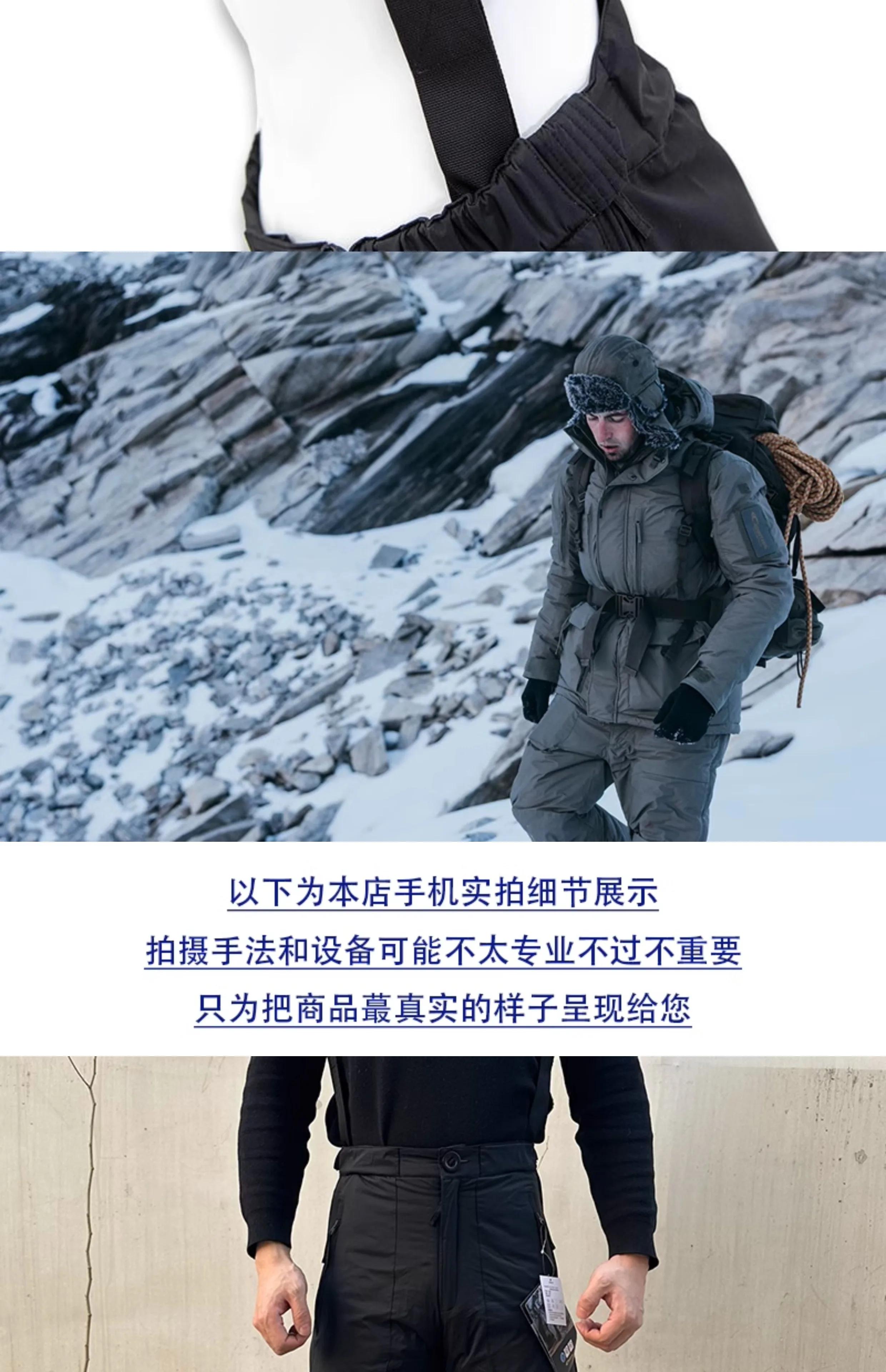 Carinthia Tactical ECIG4.0 Outdoor Tactical Cotton Pants Thickened Warm G Cotton Windproof and Water Proof Strap Cover Pants
