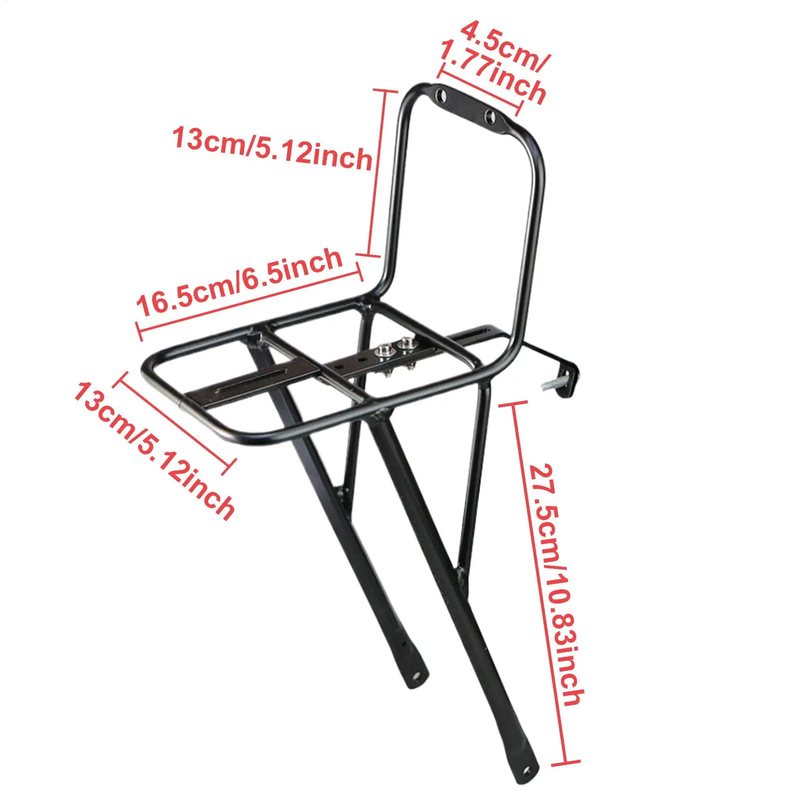 Bike Front Rack Mountain Bike Rack Basket Holder For Travel Transport Dirt Cycling Long-Distance Travel Bag Cruiser Daily