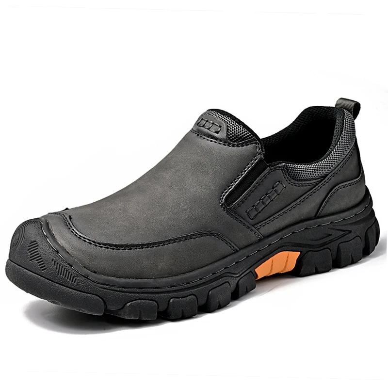 Autumn Spring Men Outdoor Leather Hiking Shoes Trekking Sneakers Camping Hike Tracking Treking Mountain Climbing