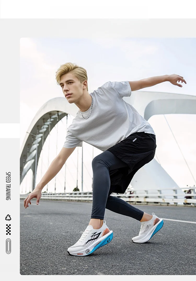 2025 Men's Sports Shoes Carbon Board 6.0 Racing Marathon Stable Rebound Wear-resistant Men's Running Shoes Training Jogging Shoe