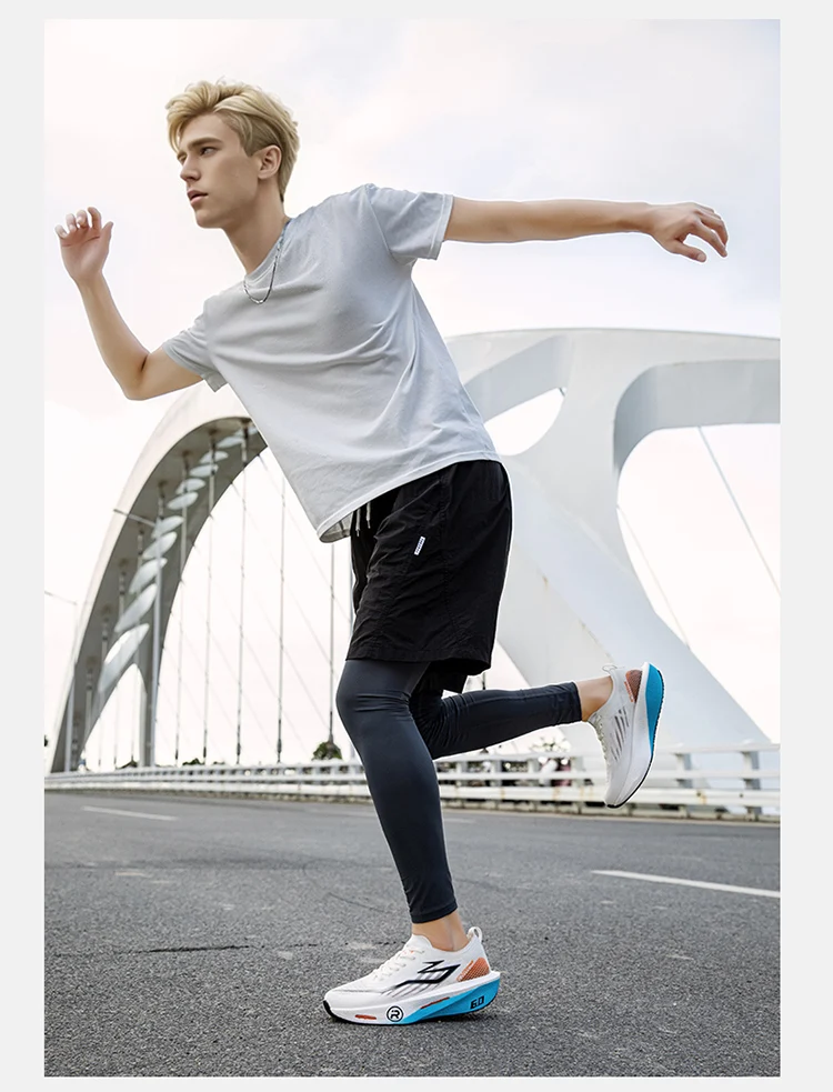 2025 Men's Sports Shoes Carbon Board 6.0 Racing Marathon Stable Rebound Wear-resistant Men's Running Shoes Training Jogging Shoe