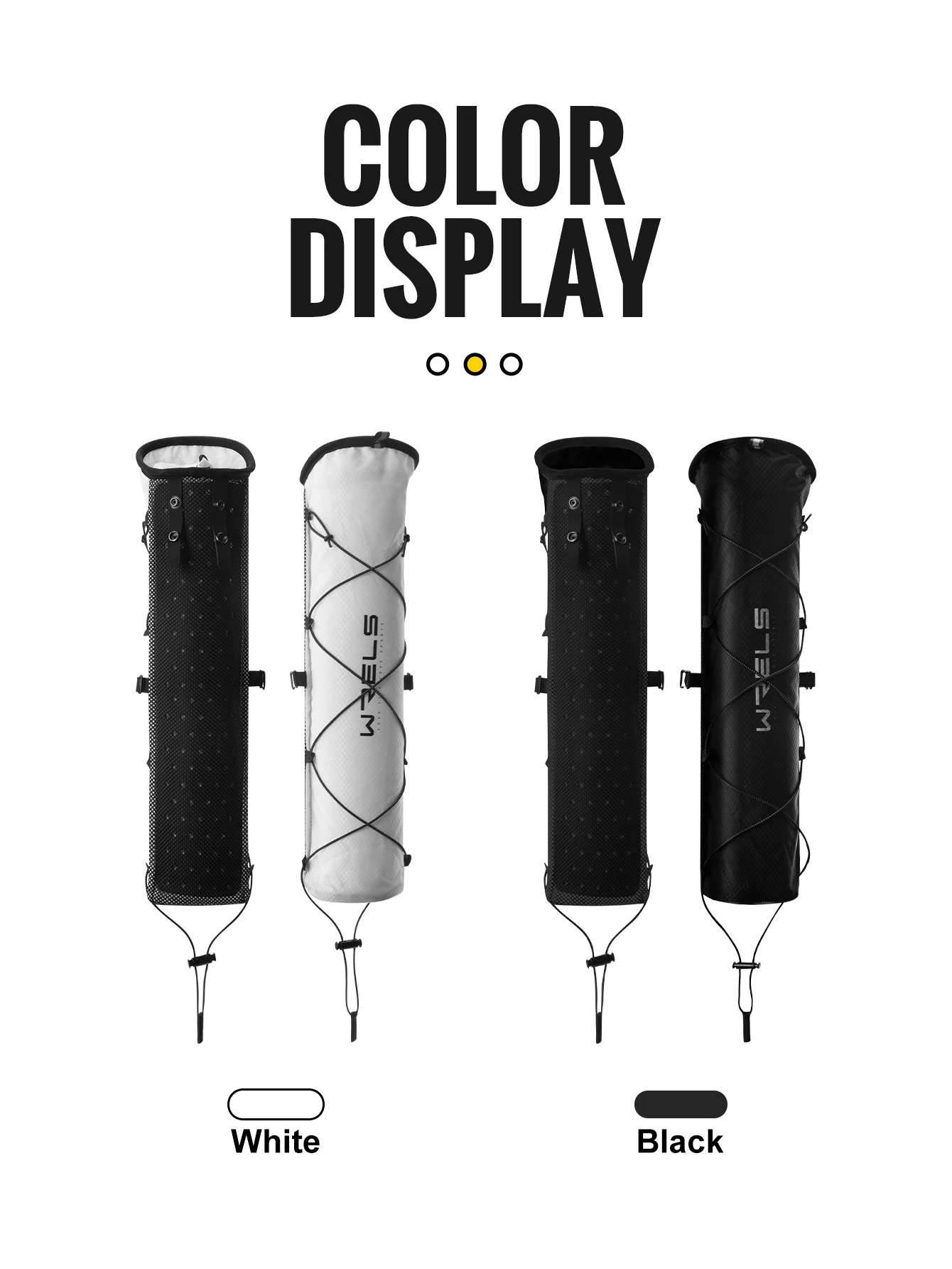 WRELS Trekking Poles Bag Hiking Poles Bag Lightweight Waterproof Portable Fish Bone Pocket Opening Tightening Buggy Bag Cane Bag