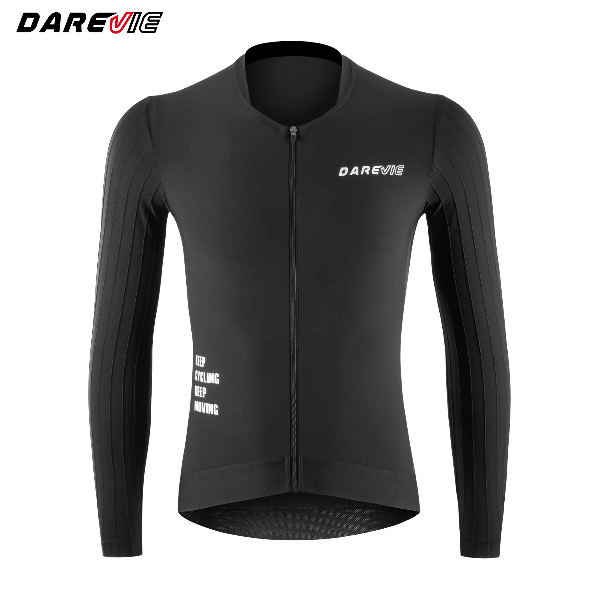 DAREVIE Man Cycling Maillot Aero High Speed Moisture Wicking PRO Level Men's Cycling Shirt UPF 40+ Anti Slip Cycling Jersey