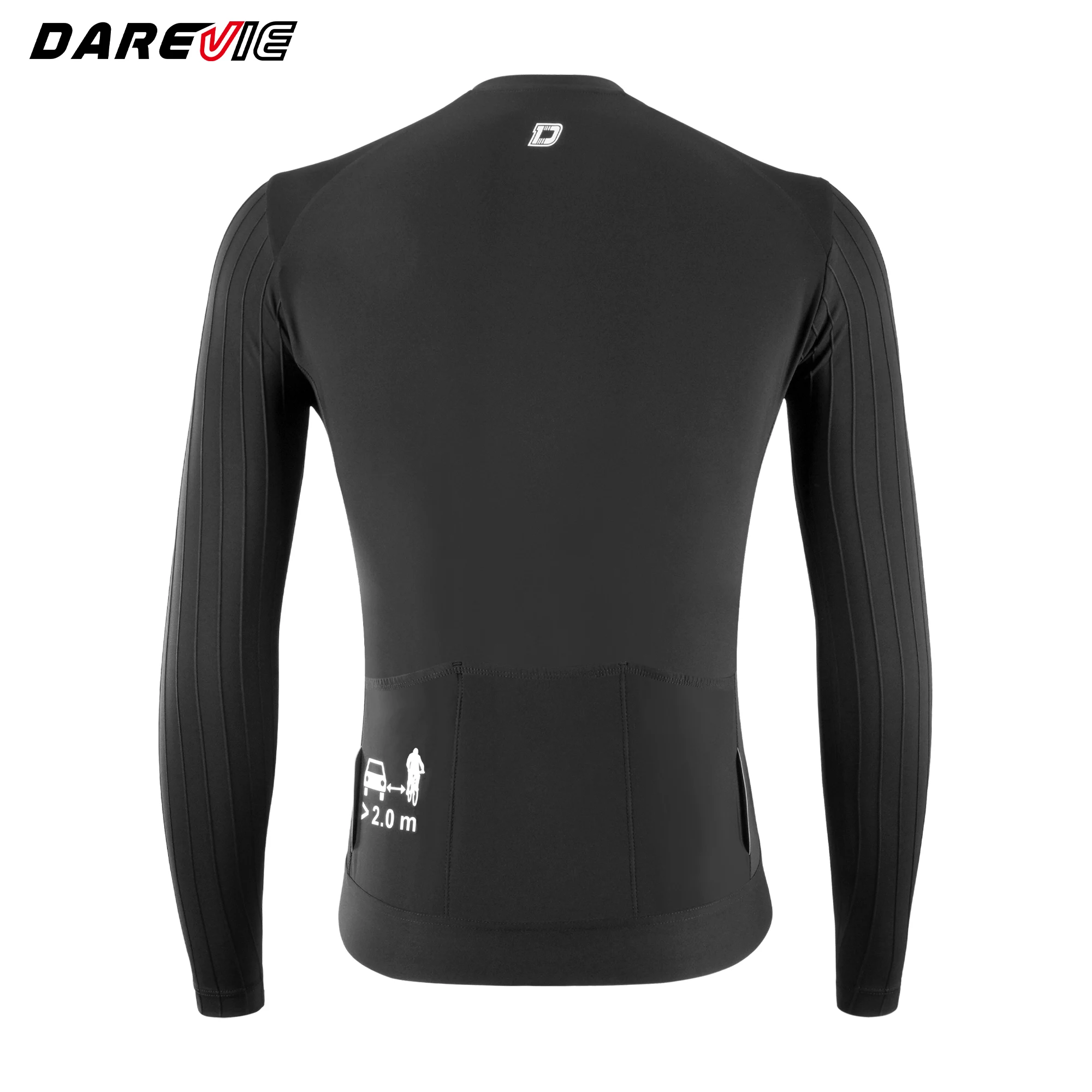 DAREVIE Man Cycling Maillot Aero High Speed Moisture Wicking PRO Level Men's Cycling Shirt UPF 40+ Anti Slip Cycling Jersey