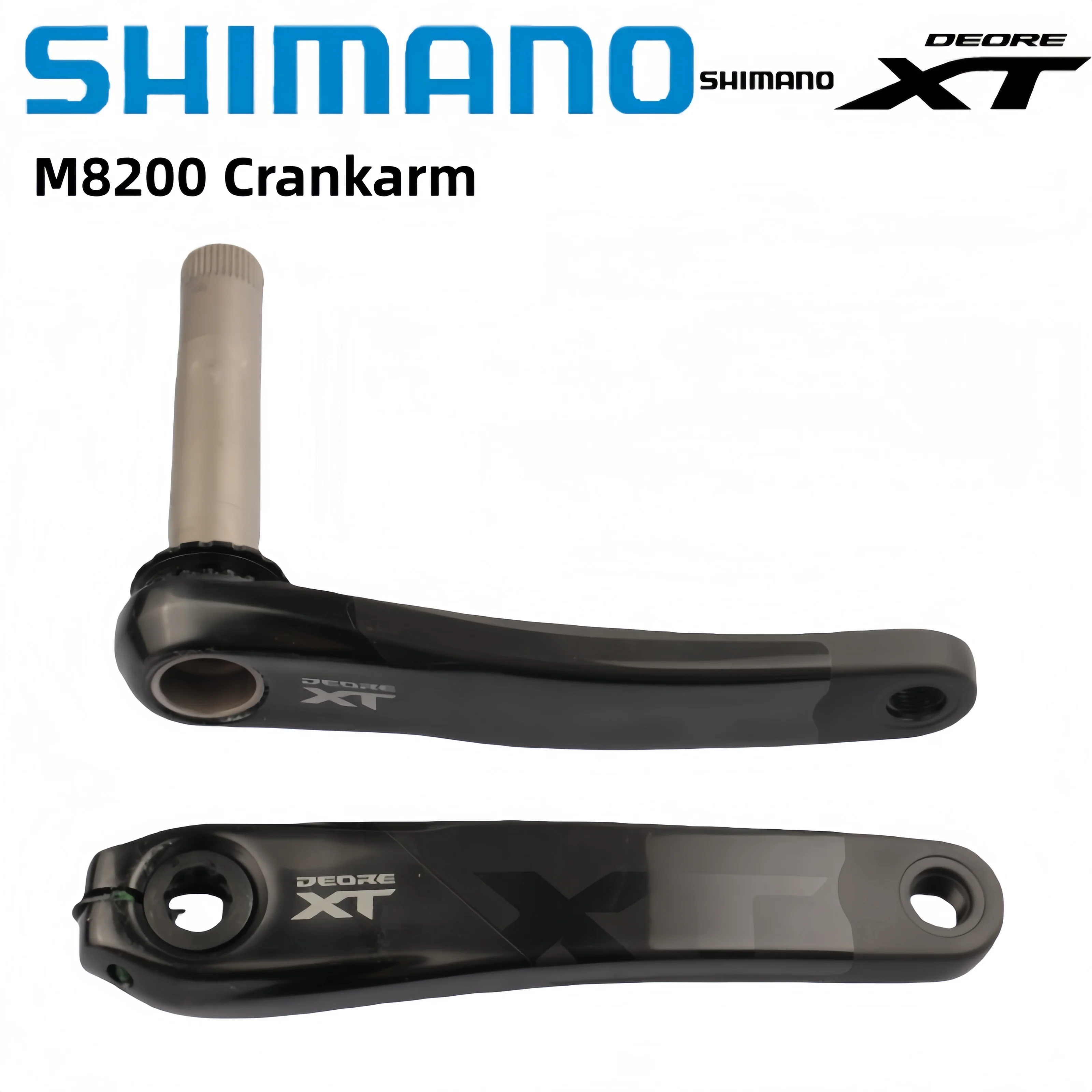 Shimano DEORE XT FC-M8200 New Crankarm 165/170/175MM HOLLOWTECH II Chainwheel 12 Speed For MTB Mountain Bike Original Shimano