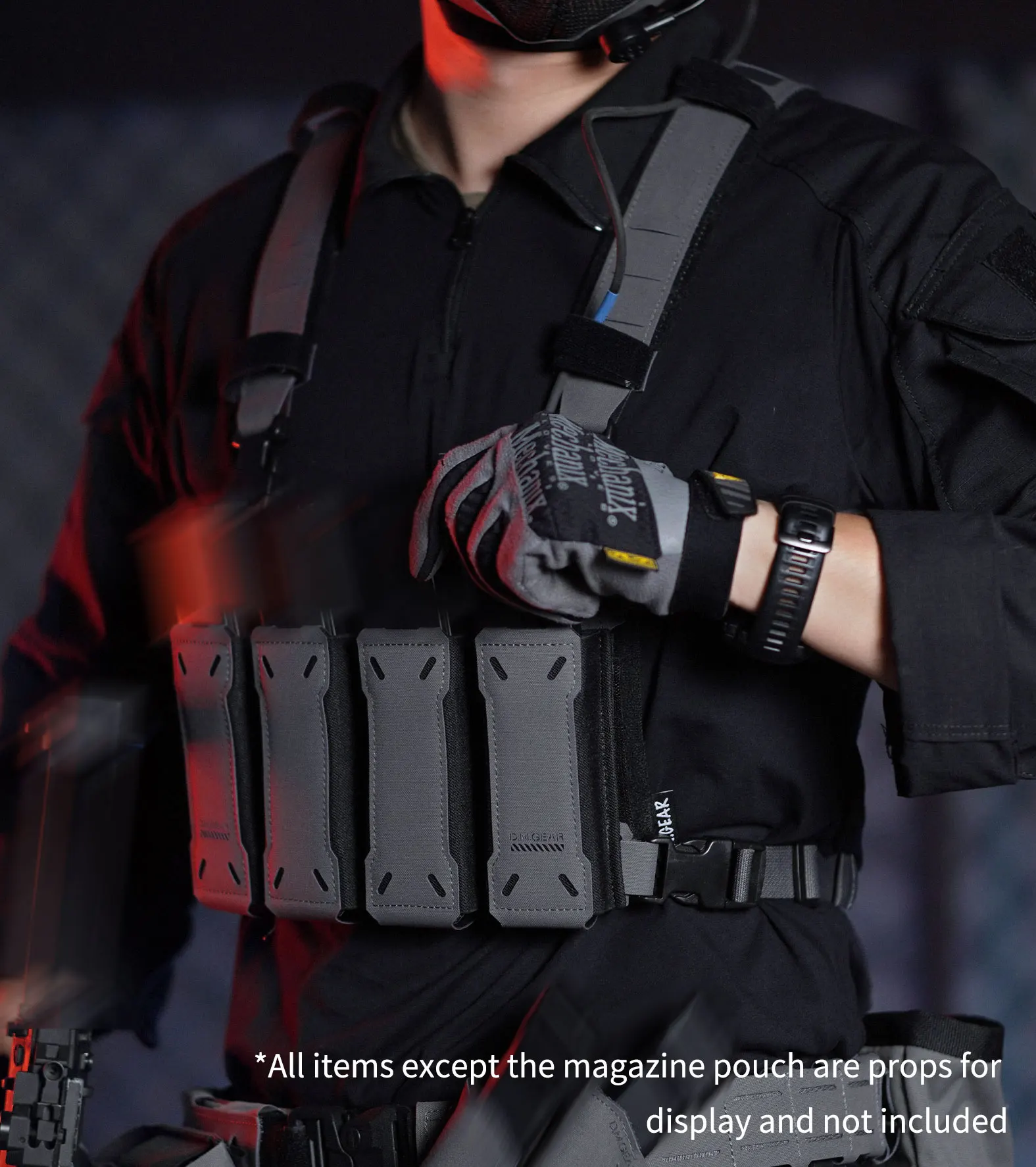 Tactical Quadruple Magazine Pouch Mag Holster Mag Holder Airsoft Bag Outdoor Hunting Camping Accessories Airsoft Vest Pouches