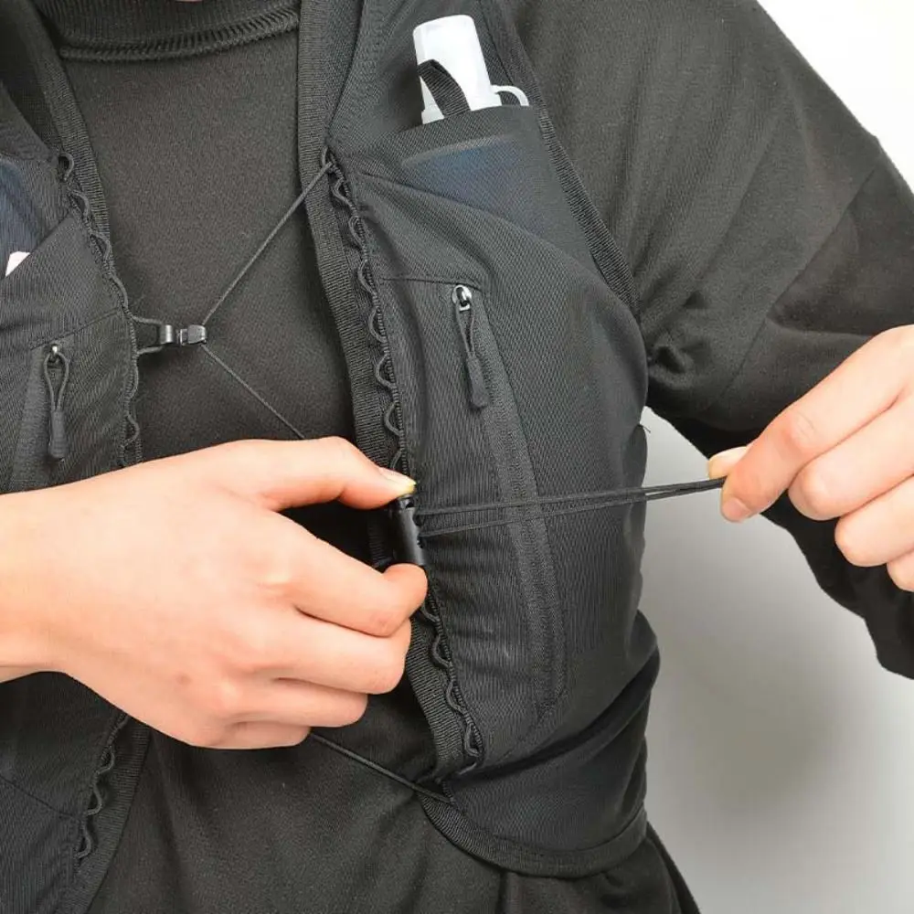 Phones Wallets Hydration Vest Pack Water Bottle Storage Multi Pockets Running Backpack Lightweight Breathable