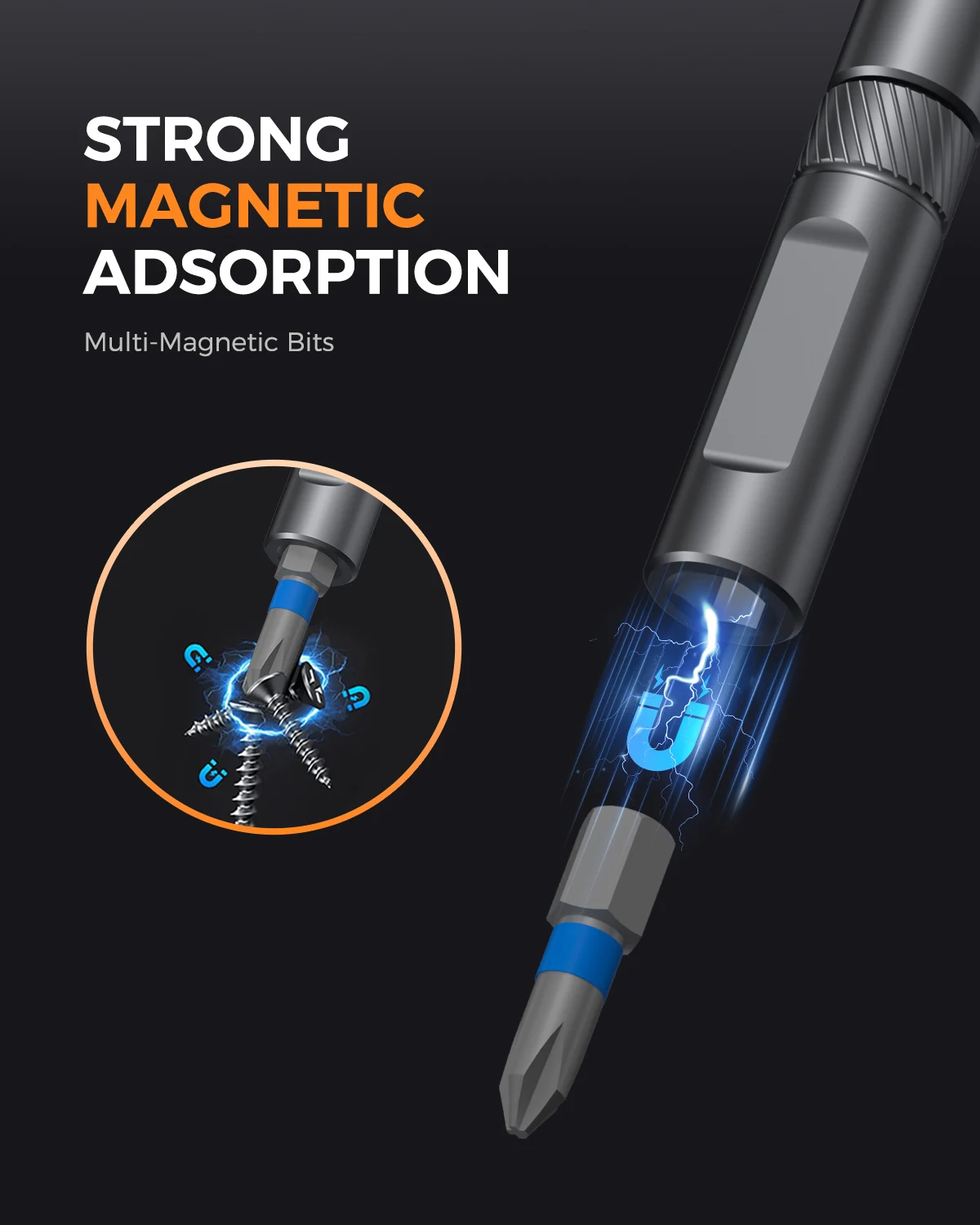 Precision 74in1 magnetic ratchet screwdriver set Detachable T-handle magneticizer Fix furniture, electronics & bicycle Tasks