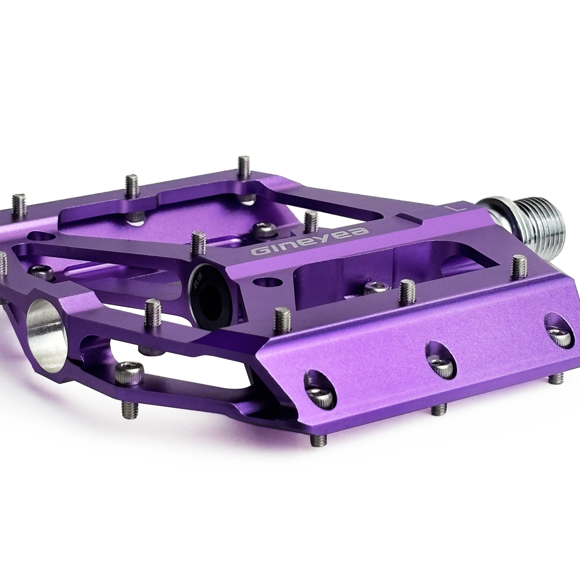Gineyea Mountain Bike Pedals MTB Pedals Bicycle Flat Pedals Aluminum 9/16" Sealed Bearing Lightweight Platform for Road Bike