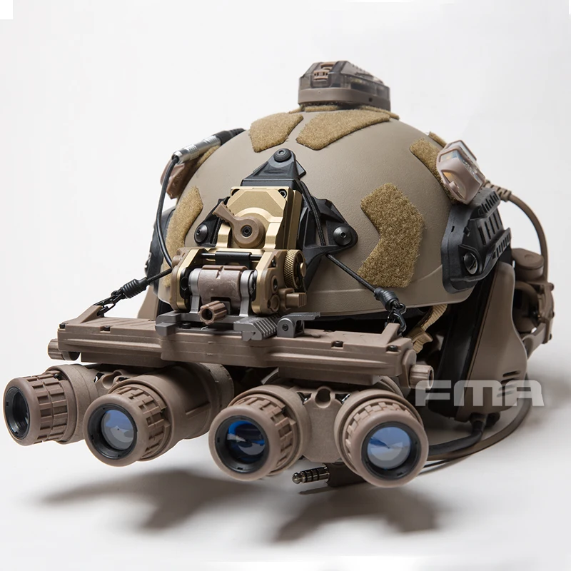 FMA Tactical Hunting Modular Bungee Shroud Helmet Accessories NVG Mount Adapter TB1313 BK/DE/FG