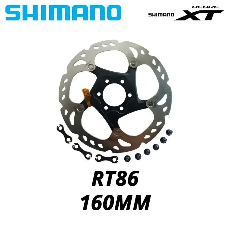 Shimano Deore XT RT86 Brake Disc 6 Bolt Ice Point Technology MTB Mountain Bicycle Disc 160MM 180MM 203MM