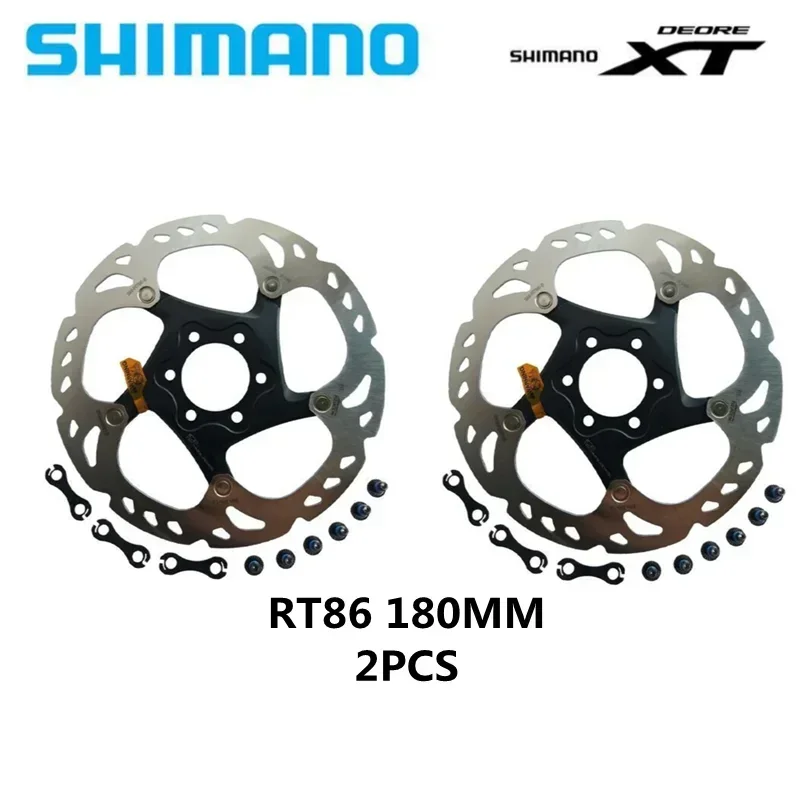 Shimano Deore XT RT86 Brake Disc 6 Bolt Ice Point Technology MTB Mountain Bicycle Disc 160MM 180MM 203MM