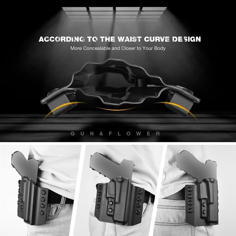 Only For Walther P99,OWB Kydex Holsters ,outside WaistBand Holster,Right hand