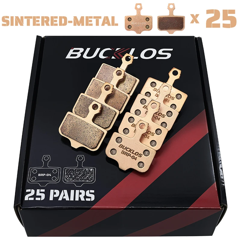 25 Pairs BUCKLOS Bicycle Disc Brake Pads for SRAM DB1 DB3 DB5 Resin Ceramic Bike Hydraulic Brake Pads for SRAM AVID ELIXIR Brake