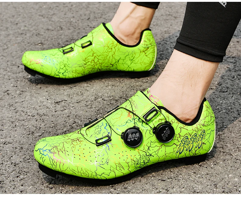 New Breathable Professional Cycling Shoes Unisex Road Bike SPD Pedal Lock Shoes Mountain Off-Road MTB Cycling Competition Shoes