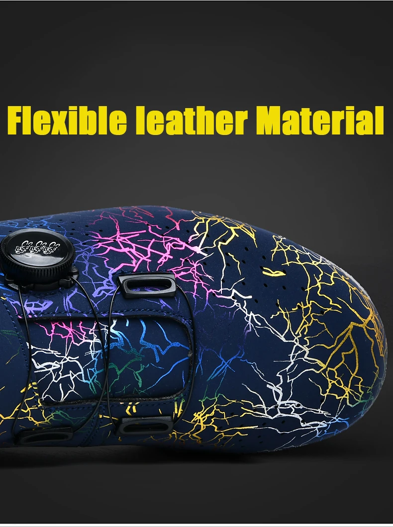 New Breathable Professional Cycling Shoes Unisex Road Bike SPD Pedal Lock Shoes Mountain Off-Road MTB Cycling Competition Shoes