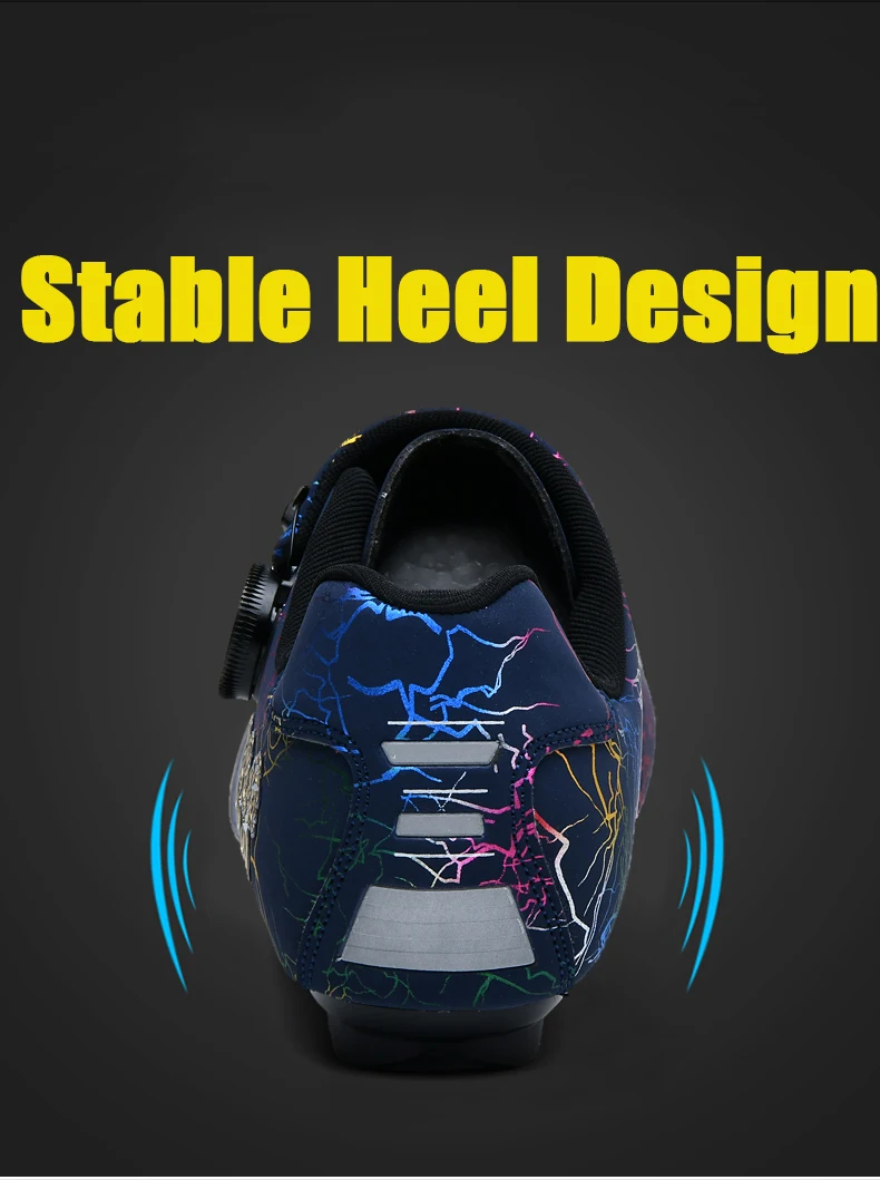 New Breathable Professional Cycling Shoes Unisex Road Bike SPD Pedal Lock Shoes Mountain Off-Road MTB Cycling Competition Shoes