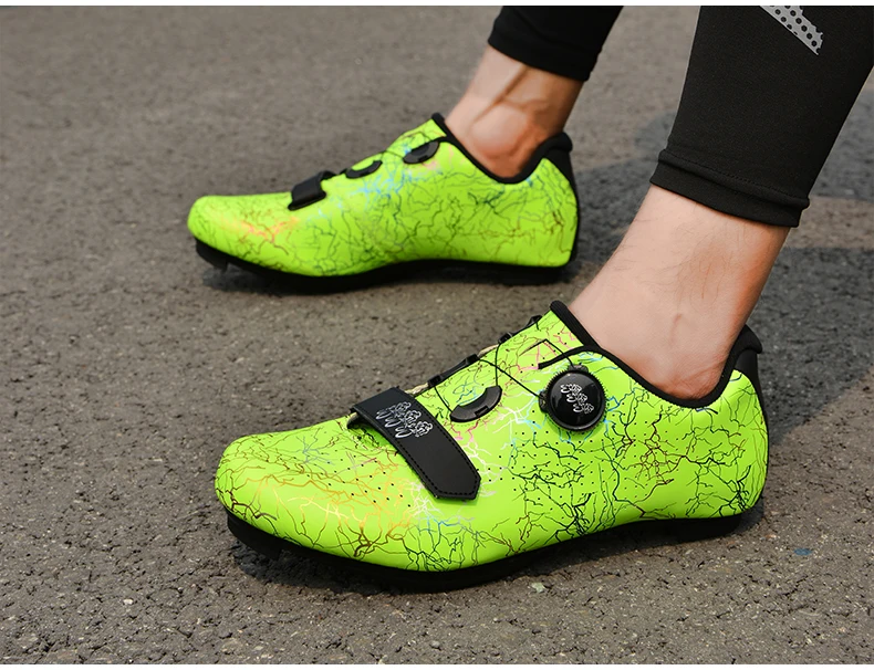 New Breathable Professional Cycling Shoes Unisex Road Bike SPD Pedal Lock Shoes Mountain Off-Road MTB Cycling Competition Shoes