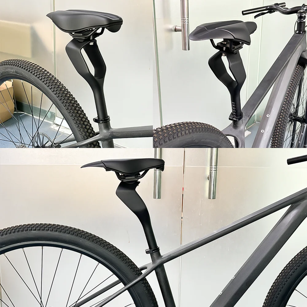 2026 BALUGOE High-Strength MTB Seat Pole Carbon Fiber Highway Seat Tube Hollow Broken Wind Competition Tube Riding Accessories
