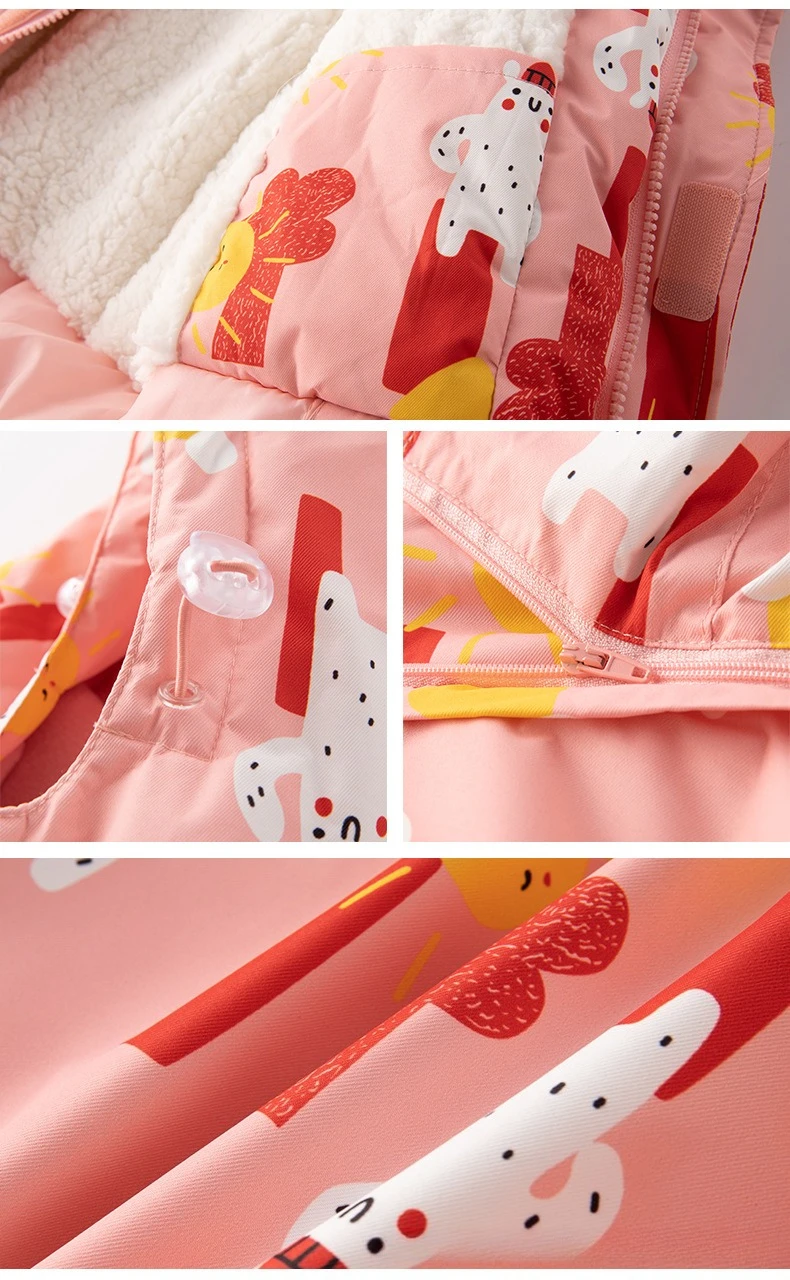 2026 New Children's Ski Suit Boys Girls Thickened Waterproof Warm Middle Older Kid's Baby Ski Clothes Full Set of Equipment