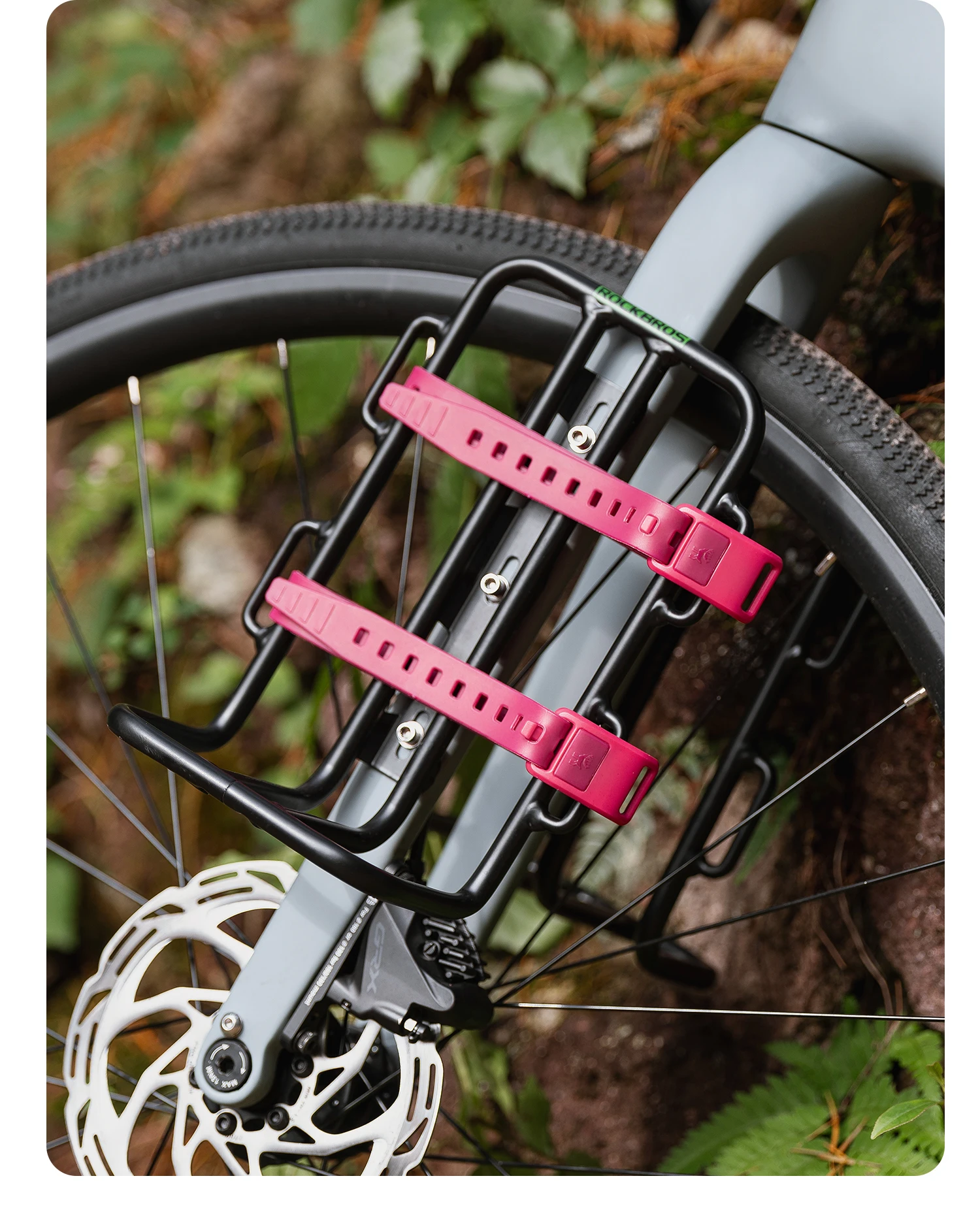 Qunature 4Pcs/set TPU Cable Tie Multifunctional Outdoor Cycling Tie-down Strap Wrap-around Design Resistant High Strength Strap