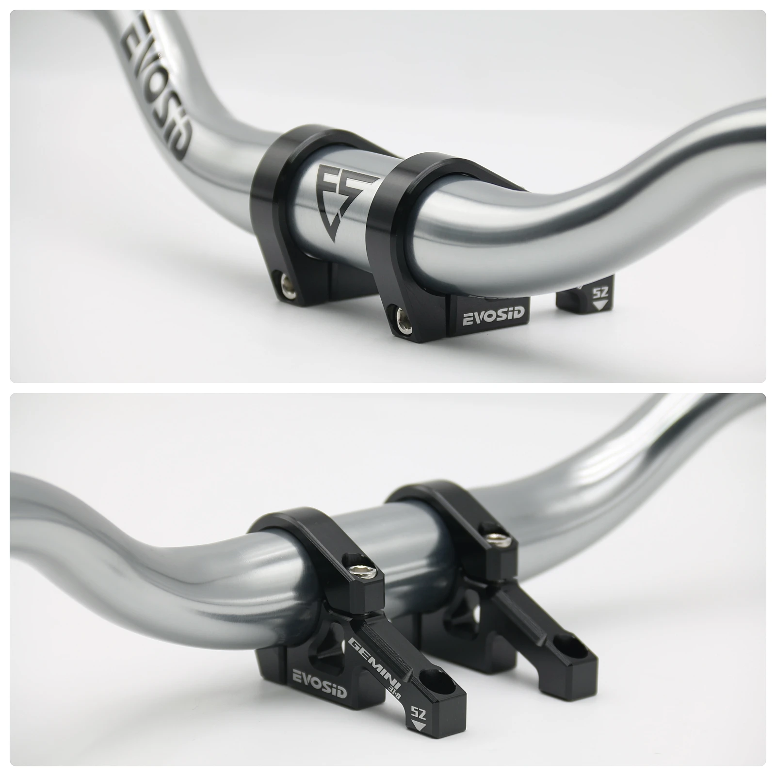 EVOSID DH Direct Mount Stem 35mm CNC Dual Crown Stem 31.8mm High-Strength Aluminum Alloy Bicycle Handlebar for AM/FR Motorcycle