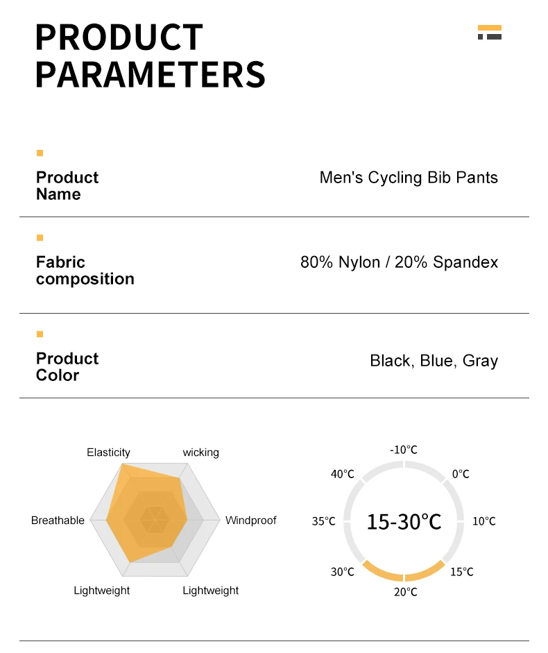 INBIKE Spring Men's Cycling Bib Pants Padding Breathable Sweat-Wicking with Pockets for Men Road Bike MTB Clothing Bicycle Pants