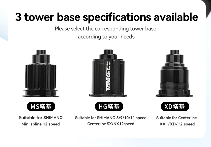 TANKE MTB 120 Click Hub 6 Bearing Bike Front Rear 32 36 Holes Disc Brake QR Bicycle mass thunder Noisy Cube HG 6 Pawl Hubs TH390