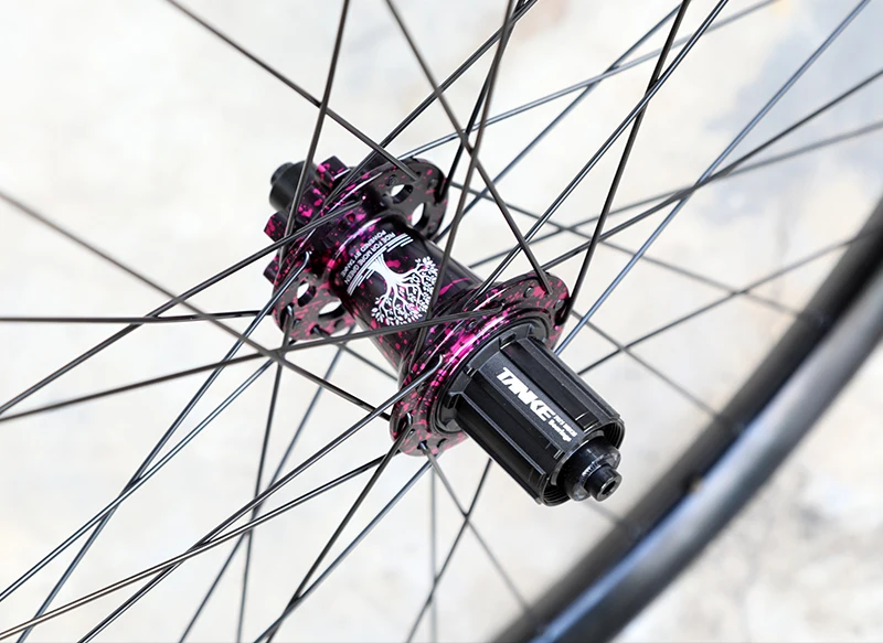 TANKE MTB 120 Click Hub 6 Bearing Bike Front Rear 32 36 Holes Disc Brake QR Bicycle mass thunder Noisy Cube HG 6 Pawl Hubs TH390