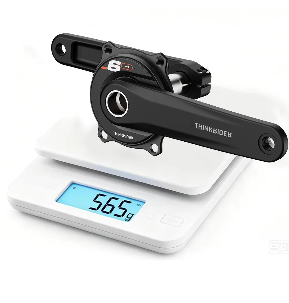 THINKRIDER PP6 Spider Power Meter 4 Bolt 110BCD 24mm Cadence Pedal Balance BLE ANT+ Crankset Chainring for Shimano