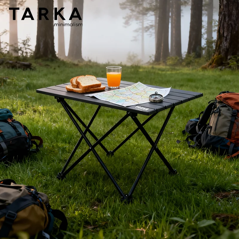 TARKA Ultralight Portable Folding Camping Table for Outdoor Picnic BBQ High Strength Aluminum Portable Desk