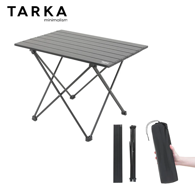 TARKA Ultralight Portable Folding Camping Table for Outdoor Picnic BBQ High Strength Aluminum Portable Desk