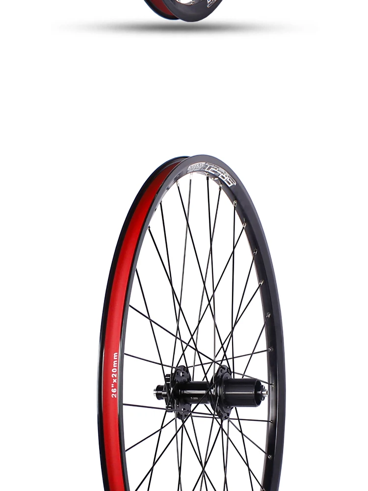 ROCKBAO Mountain Bike Wheelset 24/26/27.5/700C Disc Brake 4Bearings 7-11speed Quick Release 29er 120sounds MTB Bicycle Wheel