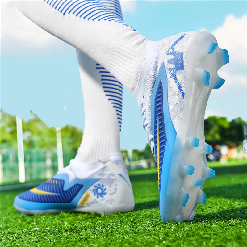 FG Mens Soccer Shoes High Quality Turf Soccer Cleats for Sneakers Training Football Boots Chuteira Campo 35-45