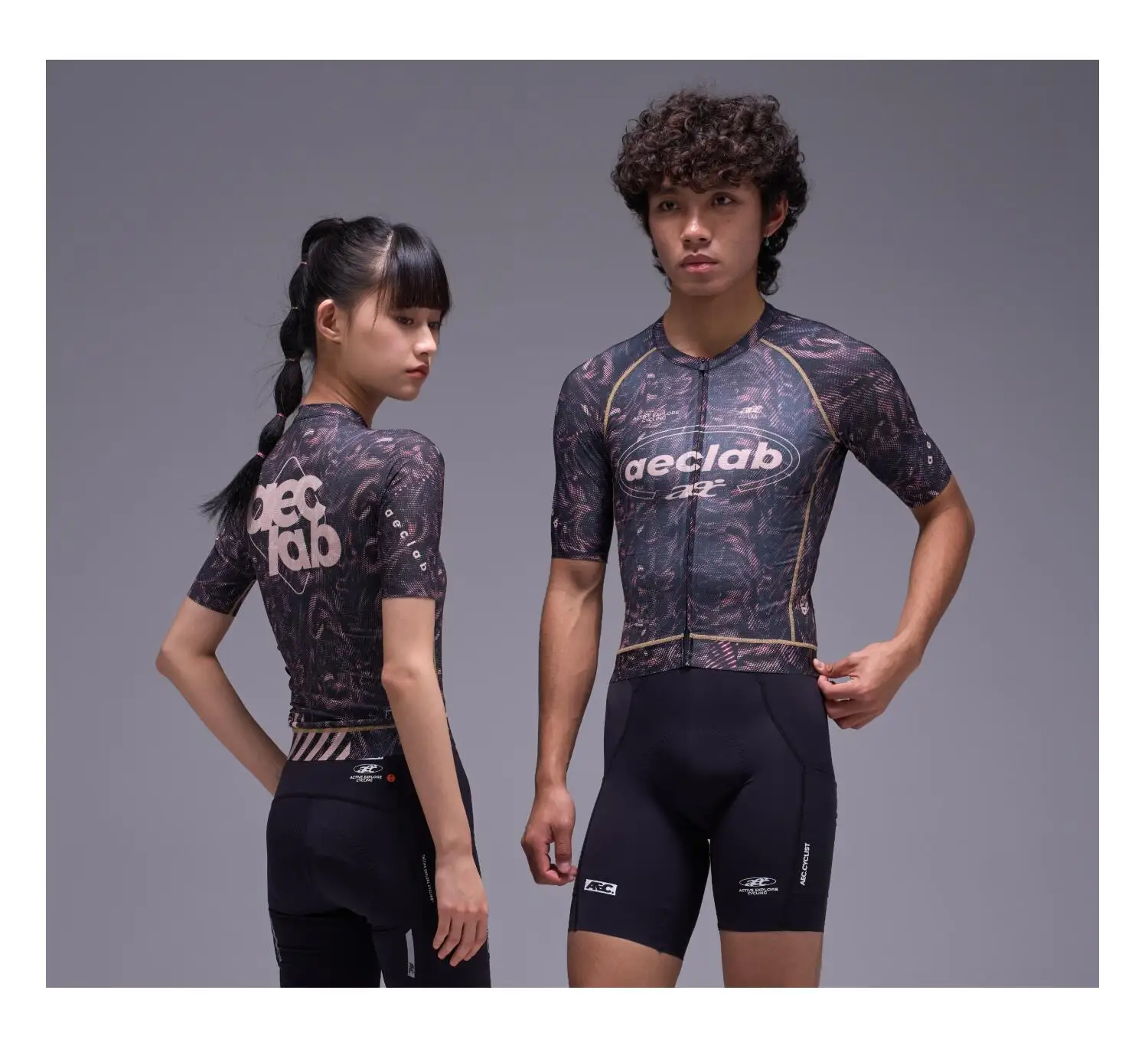 AEC.CYCLIST Cycling Jersey Summer Short Sleeve Bicycle Tops 2026 New Road MTB Clothing High Elastic YKK Zipper Back 3 Pockets