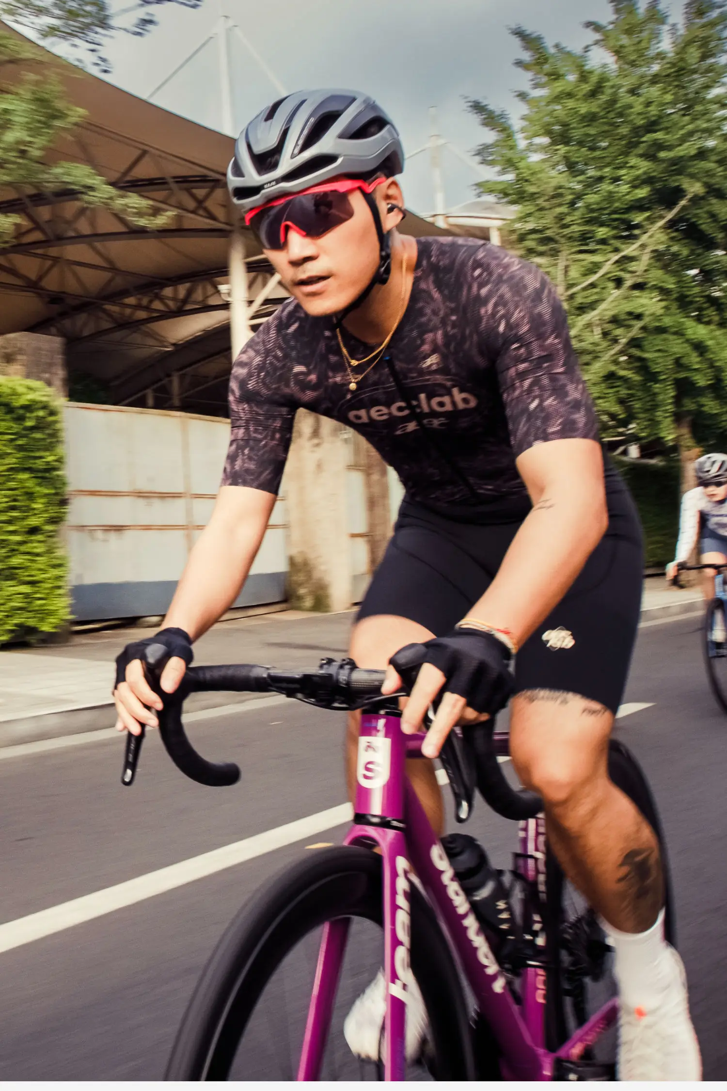 AEC.CYCLIST Cycling Jersey Summer Short Sleeve Bicycle Tops 2026 New Road MTB Clothing High Elastic YKK Zipper Back 3 Pockets