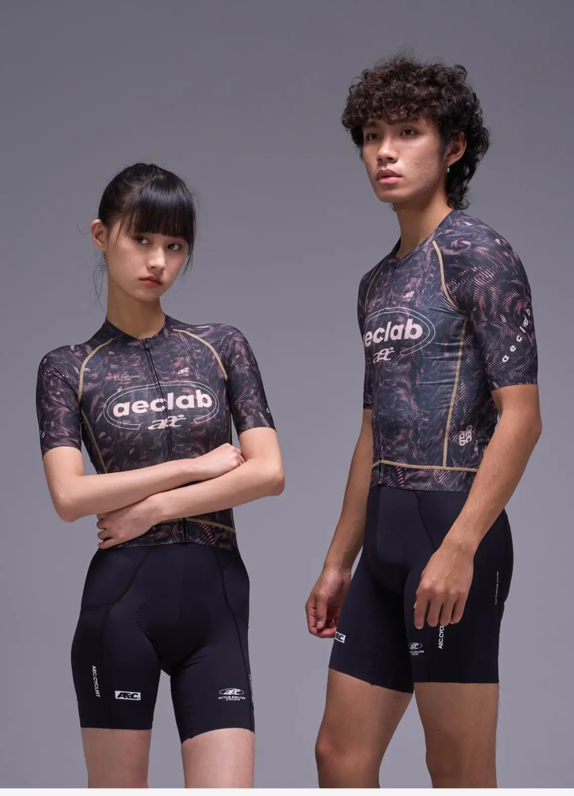 AEC.CYCLIST Cycling Jersey Summer Short Sleeve Bicycle Tops 2026 New Road MTB Clothing High Elastic YKK Zipper Back 3 Pockets