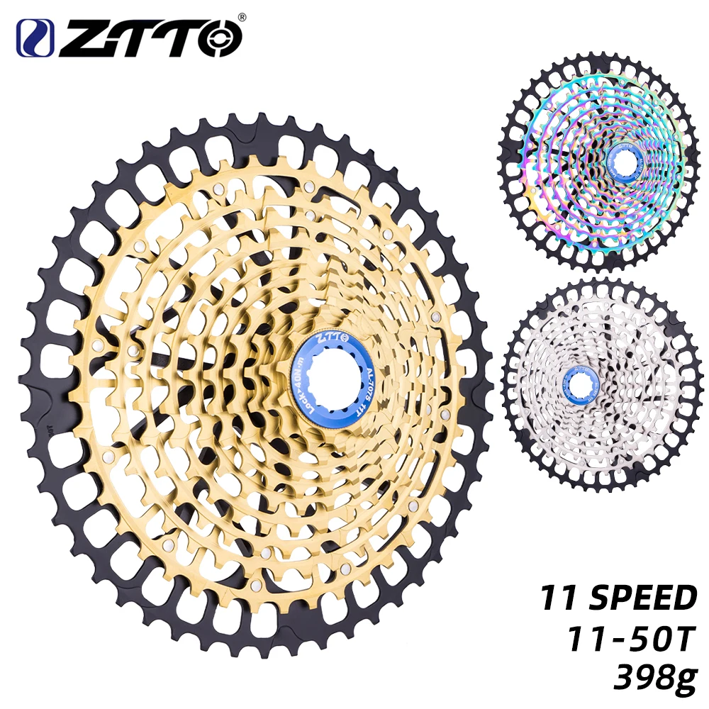 ZTTO 11 Speed Mountain Bike Freewheel Bicycle Cassette 11S 11-50T 40 42 46 52T MTB HG Hub 11S Gravel Bike Sprocket XX1 gx m9000
