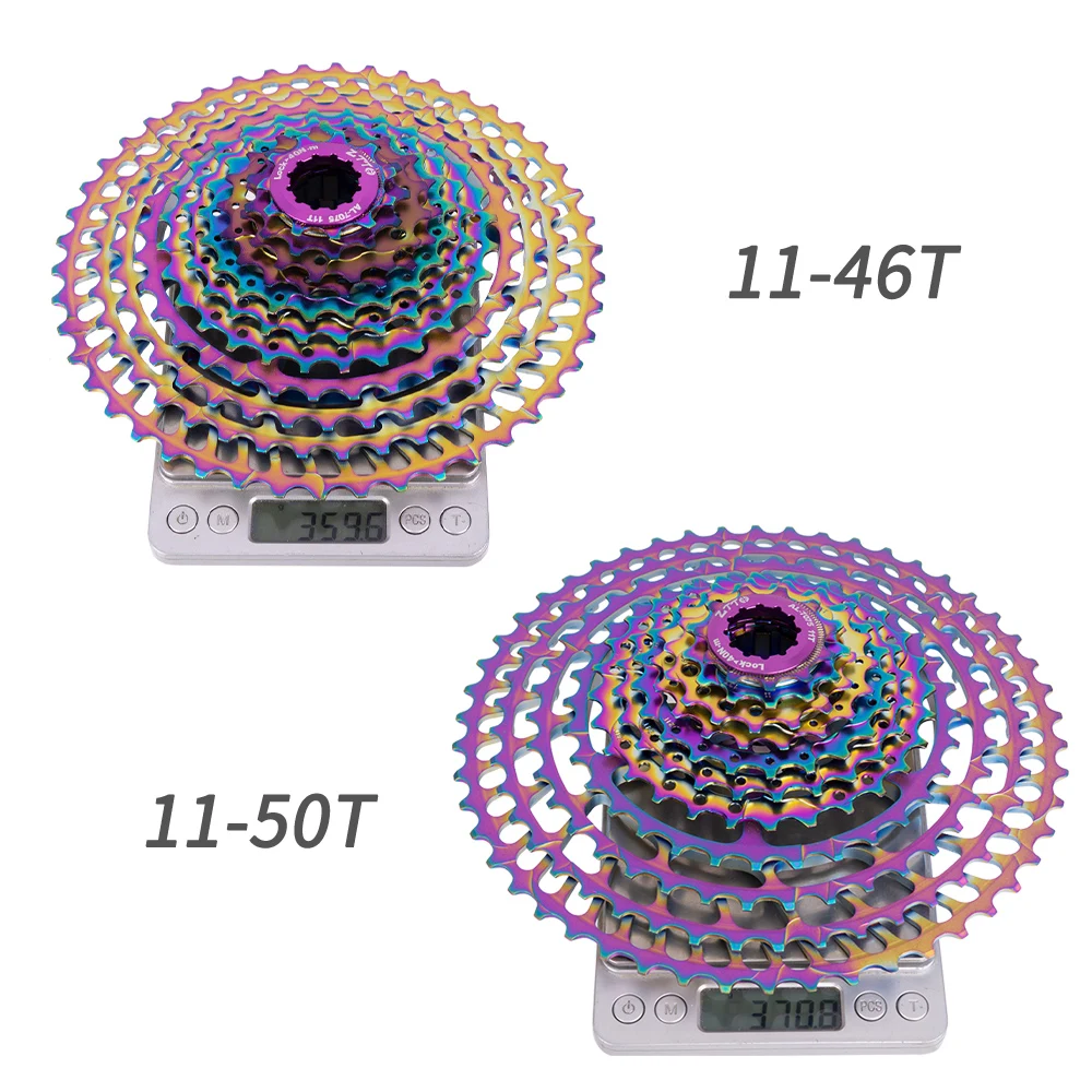 ZTTO 11 Speed Mountain Bike Freewheel Bicycle Cassette 11S 11-50T 40 42 46 52T MTB HG Hub 11S Gravel Bike Sprocket XX1 gx m9000