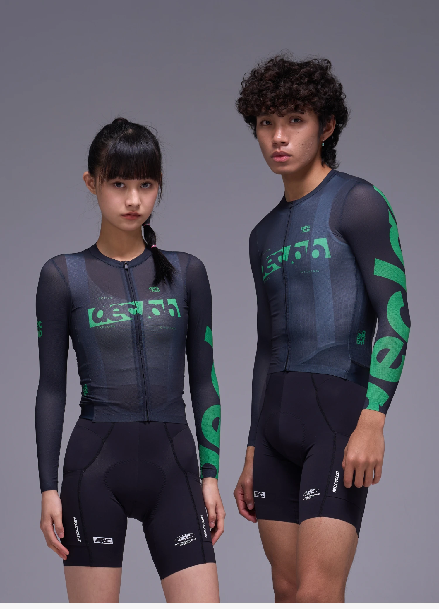 AEC.CYSLIST 2026 New Women's Cycling Jersey Spring Men Long Sleeve Cycling Tops YKK Zipper Cycling Clothing Breathable