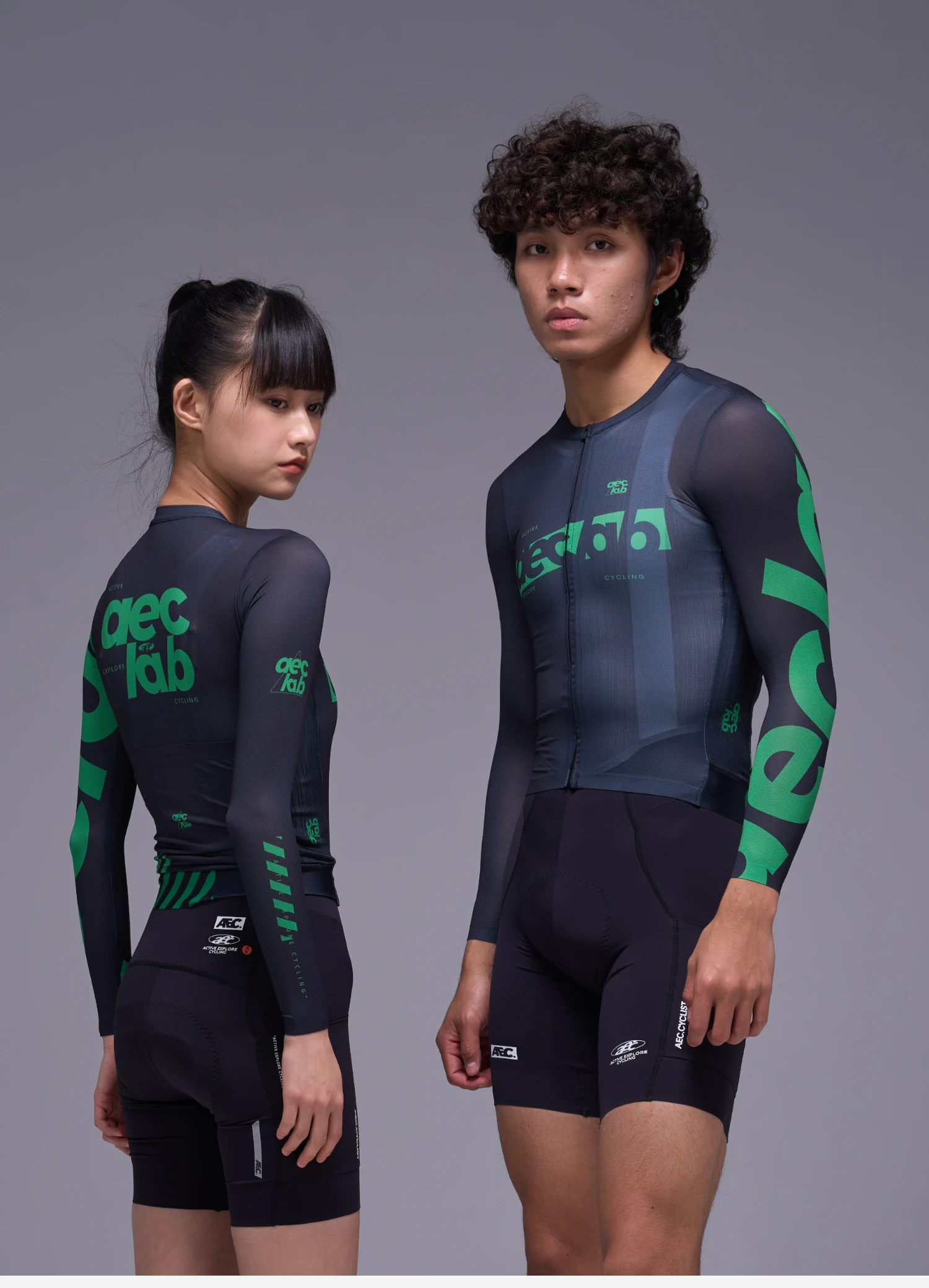 AEC.CYSLIST 2026 New Women's Cycling Jersey Spring Men Long Sleeve Cycling Tops YKK Zipper Cycling Clothing Breathable