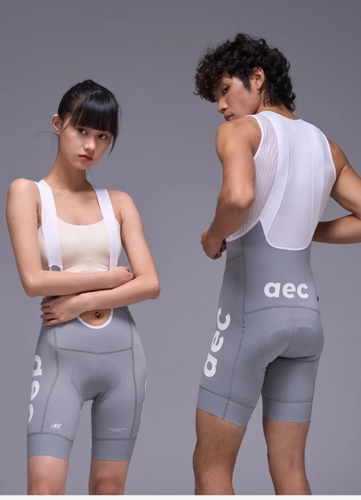 AEC.Cyclist Cycling Bibs Men Women's Shorts Italy Elastic Interface Padded 7 Hours Riding Short Bibs High Elastic Tight MTB