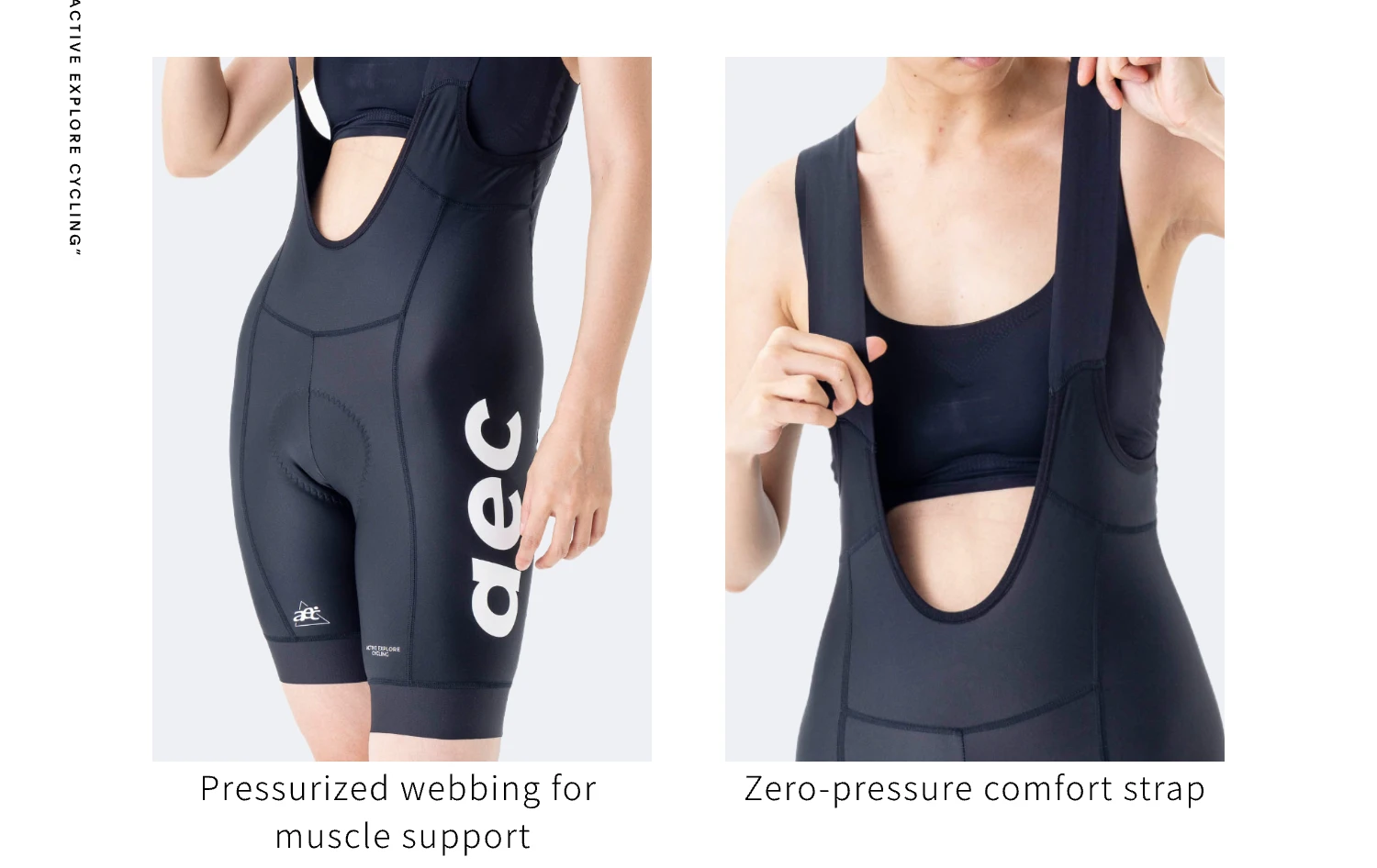 AEC.Cyclist Cycling Bibs Men Women's Shorts Italy Elastic Interface Padded 7 Hours Riding Short Bibs High Elastic Tight MTB