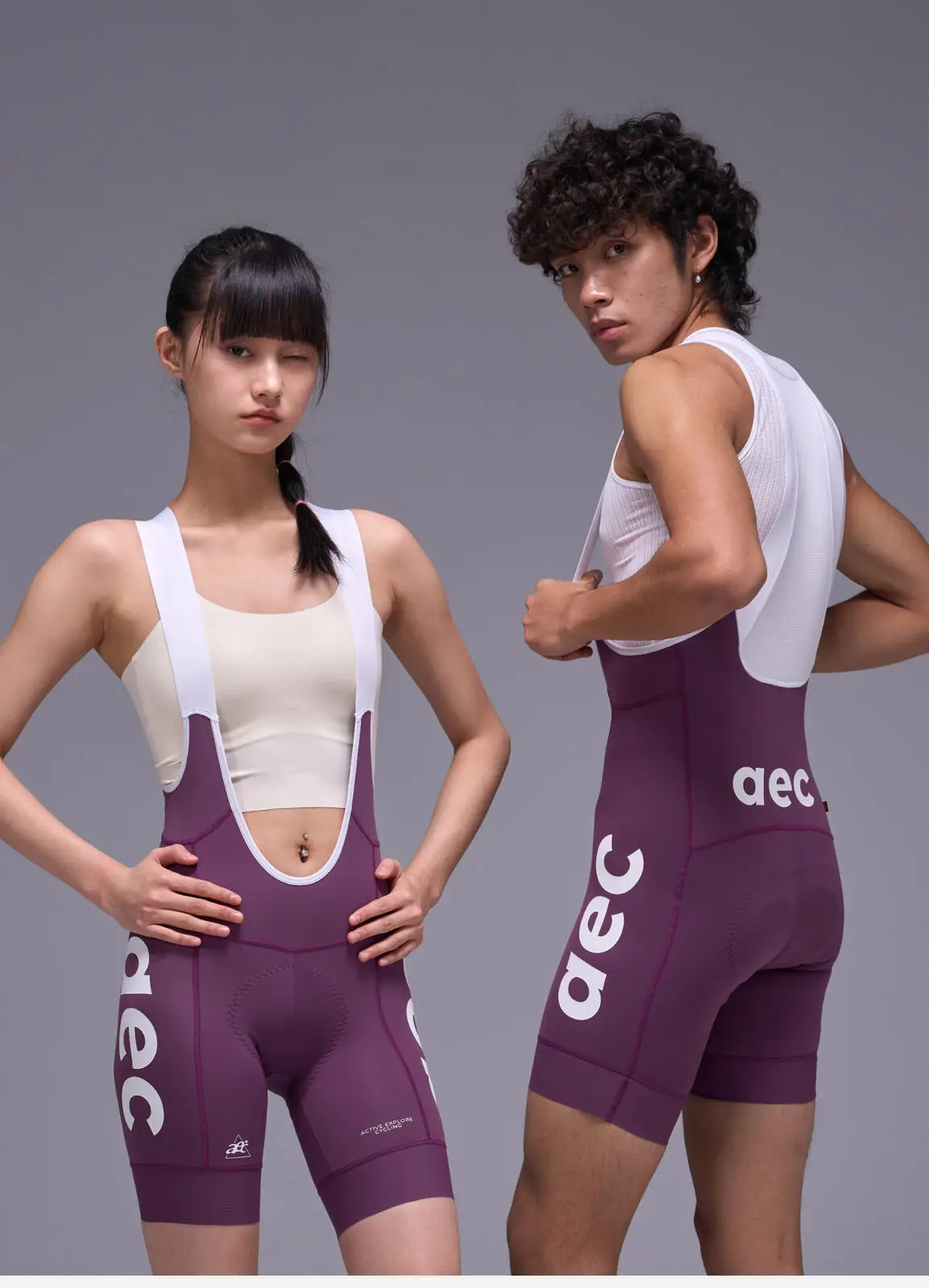AEC.Cyclist Cycling Bibs Men Women's Shorts Italy Elastic Interface Padded 7 Hours Riding Short Bibs High Elastic Tight MTB