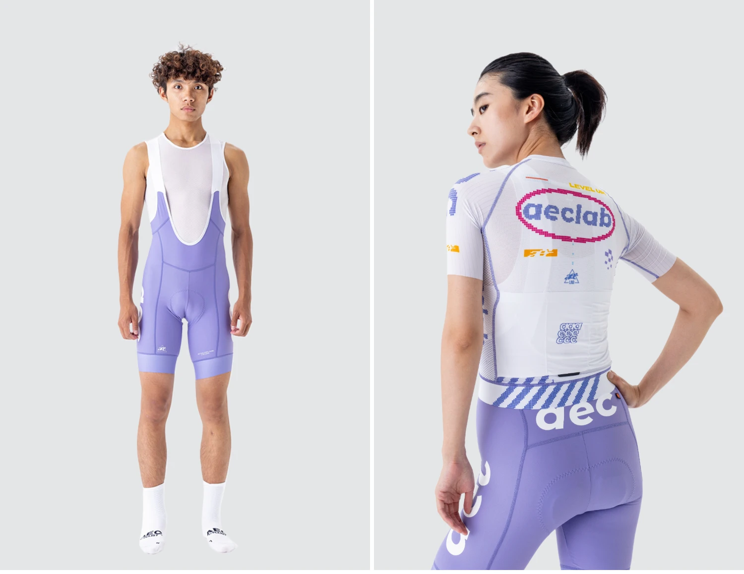 AEC.Cyclist Cycling Bibs Men Women's Shorts Italy Elastic Interface Padded 7 Hours Riding Short Bibs High Elastic Tight MTB