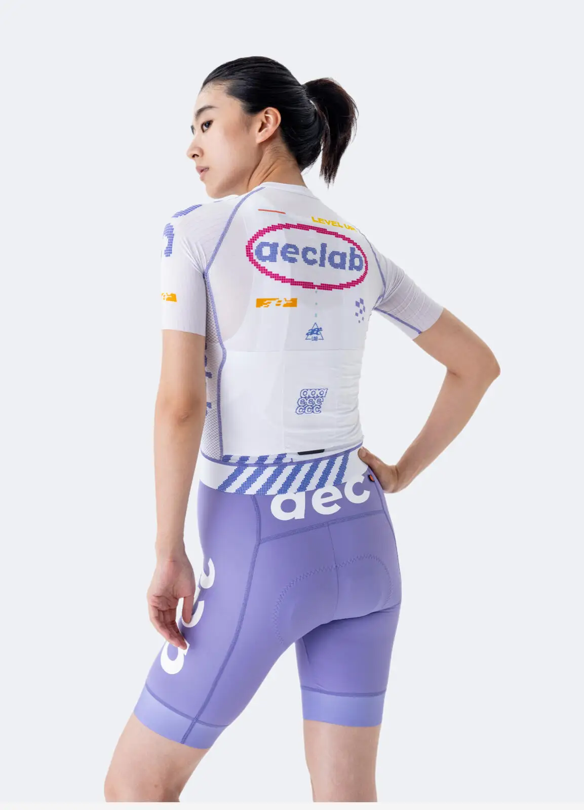 AEC.Cyclist Cycling Bibs Men Women's Shorts Italy Elastic Interface Padded 7 Hours Riding Short Bibs High Elastic Tight MTB