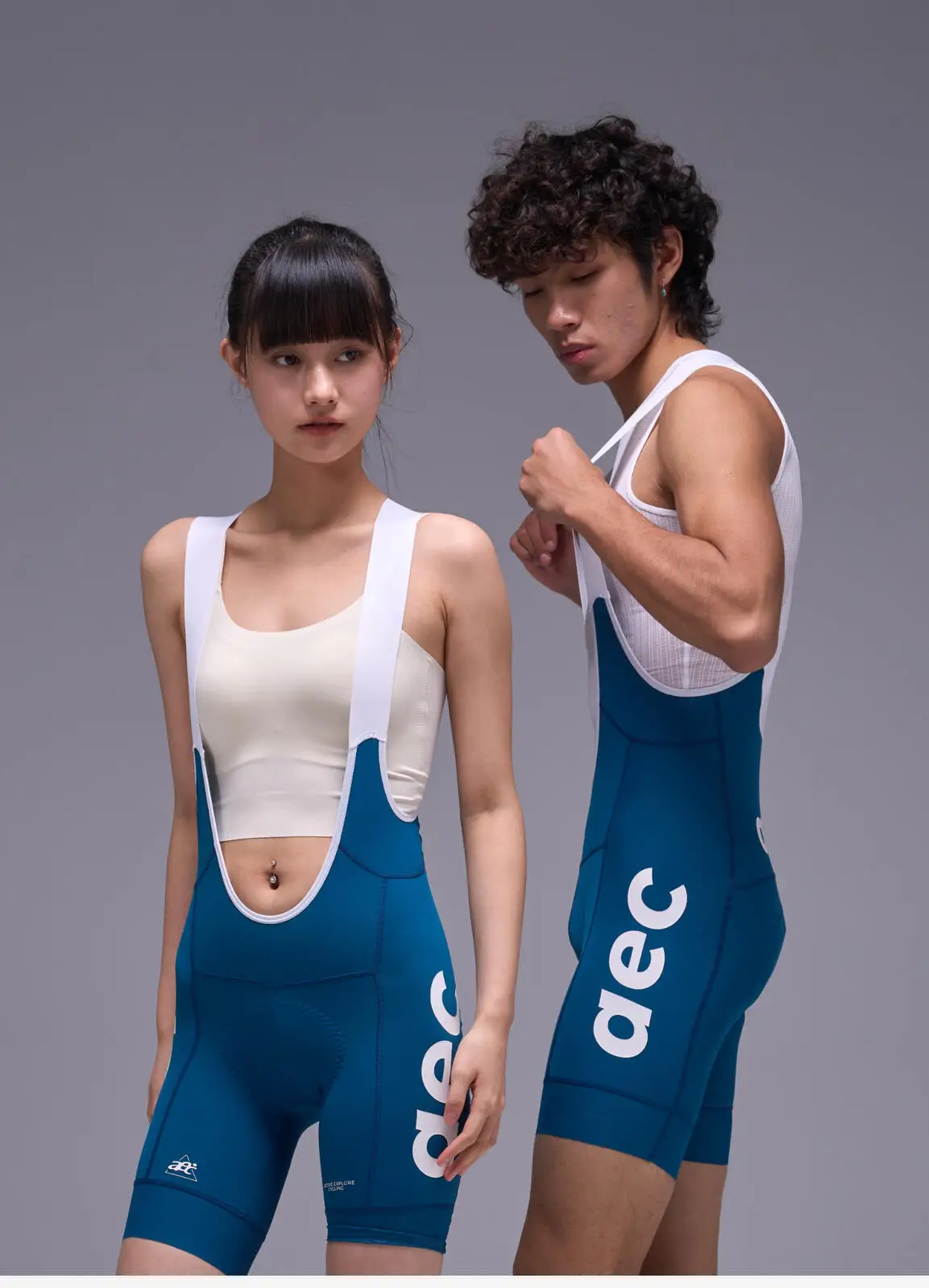 AEC.Cyclist Cycling Bibs Men Women's Shorts Italy Elastic Interface Padded 7 Hours Riding Short Bibs High Elastic Tight MTB