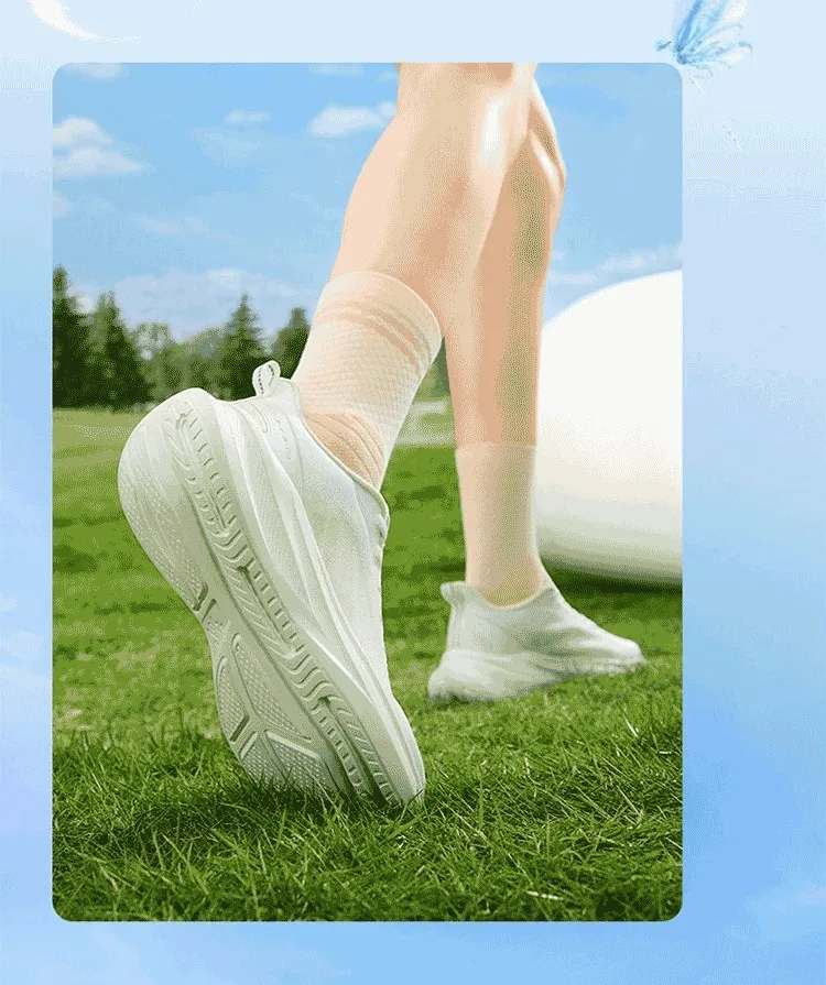 361 Degrees AirFeather 5.0 Women Running Shoes Comfortable Lightweight Breathable Wear-resistant Elastic Sole Sneakers 682612217