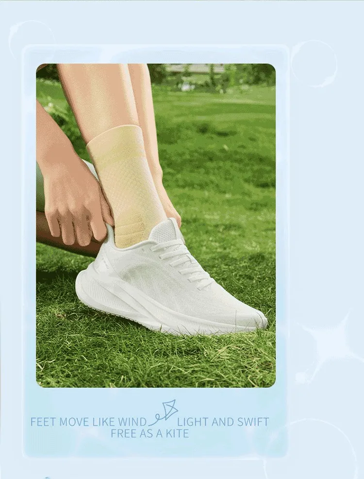 361 Degrees AirFeather 5.0 Women Running Shoes Comfortable Lightweight Breathable Wear-resistant Elastic Sole Sneakers 682612217